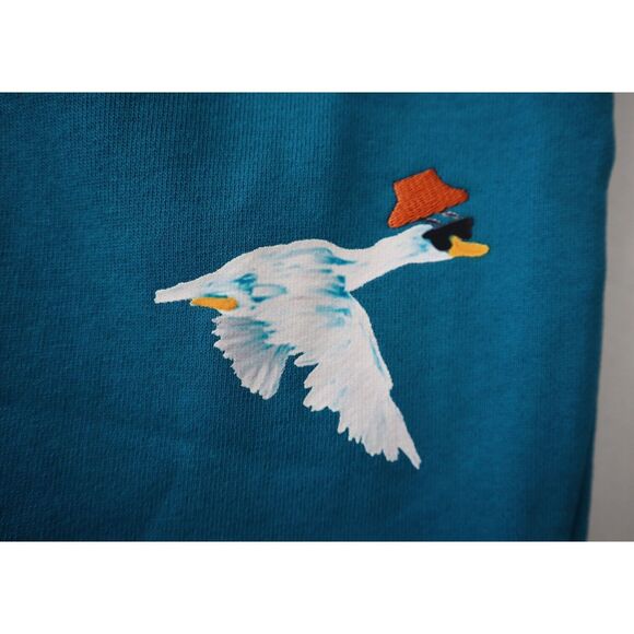 adidas HZ1151 Men's Sz Large Active Teal Adventure Graphic Shorts - Picture 8 of 12